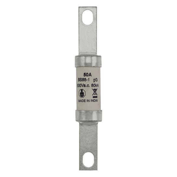 Fuse-link, LV, 50 A, AC 500 V, BS88, 21 x 129 mm, gL/gG, BS image 13