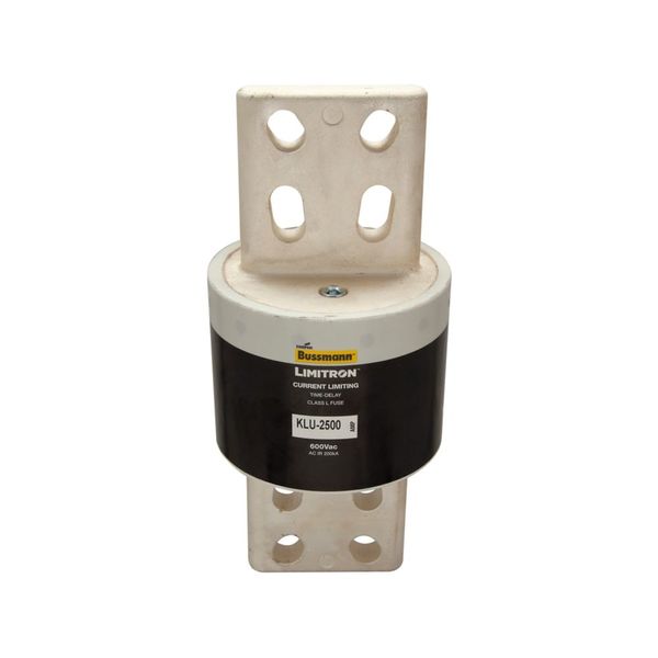 Eaton Bussmann series KLU fuse, 600V, 2500A, 200 kAIC at 600 Vac, Non Indicating, Current-limiting, Time Delay, Bolted blade end X bolted blade end, Class L, Bolt image 9