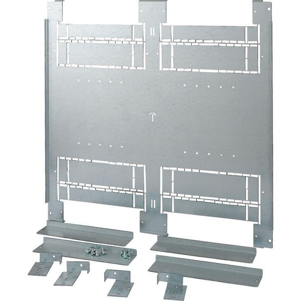 Mounting plate, 2xNZM4, 4p, fixed version, W=800mm image 5