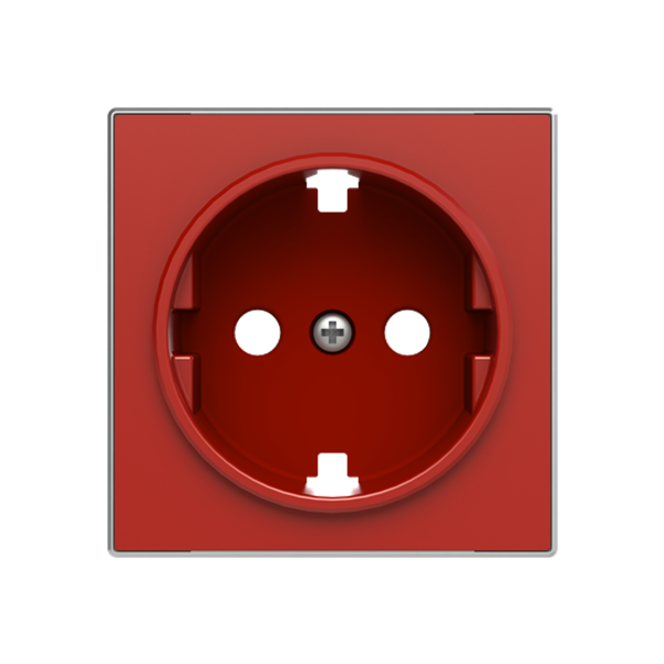 8588 RJ Cover plate for Schuko socket outlet - Red Socket outlet Red - Sky Niessen image 1