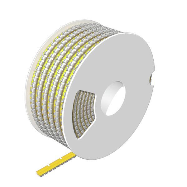 Cable coding system, 1.8 - 2.5 mm, 4.6 mm, PC-ABS, TPU, yellow image 1