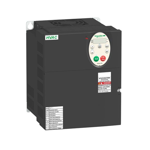 variable speed drive ATV212 - 11kW - 15hp - 480V - 3ph - EMC - IP21 image 2