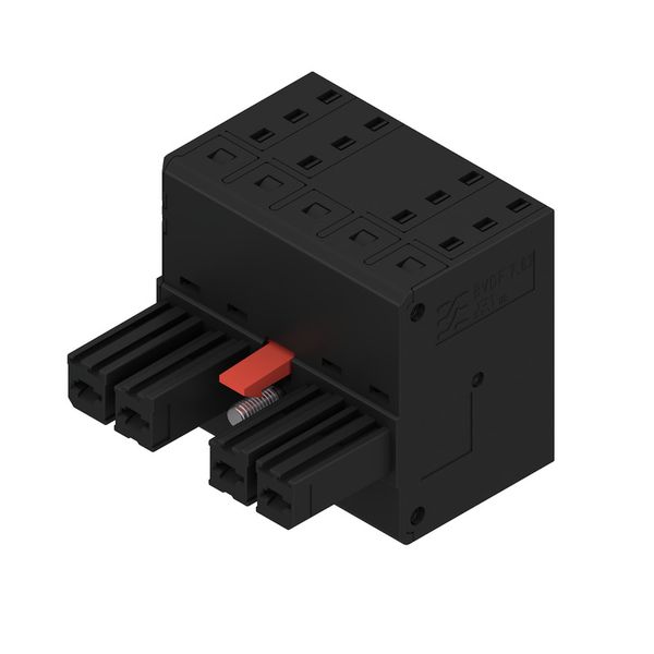 PCB plug-in connector (wire connection), 7.62 mm, Number of poles: 4,  image 1