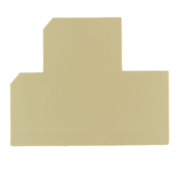 End plate (terminals), 54 mm x 1.5 mm, beige image 1
