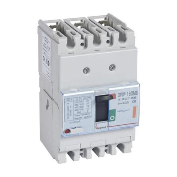 Circuit breaker DPX3 160MS MAG 3P 40A 25KA image 1