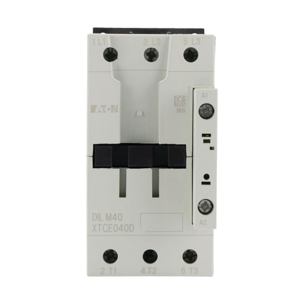 Contactor, 3 pole, 380 V 400 V 18.5 kW, RDC 130: 110 - 130 V DC, DC operation, Screw terminals image 8