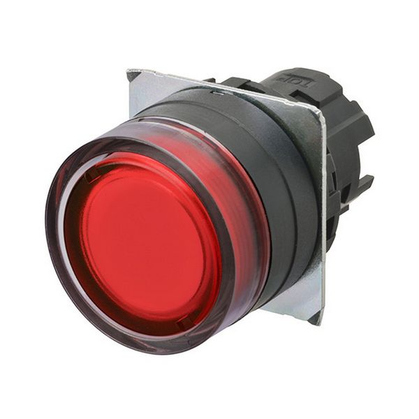 Pushbutton A22NZ 22 dia., bezel plastic, full guard, momentary, cap co image 4