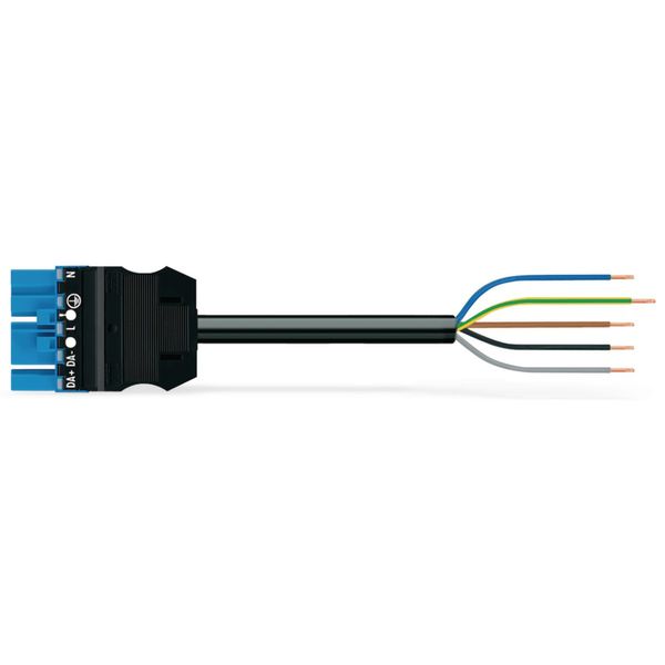 pre-assembled interconnecting cable Eca Socket/plug light green image 2
