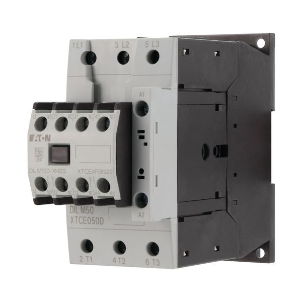 Contactor, 380 V 400 V 22 kW, 2 N/O, 2 NC, RDC 24: 24 - 27 V DC, DC operation, Screw terminals image 12