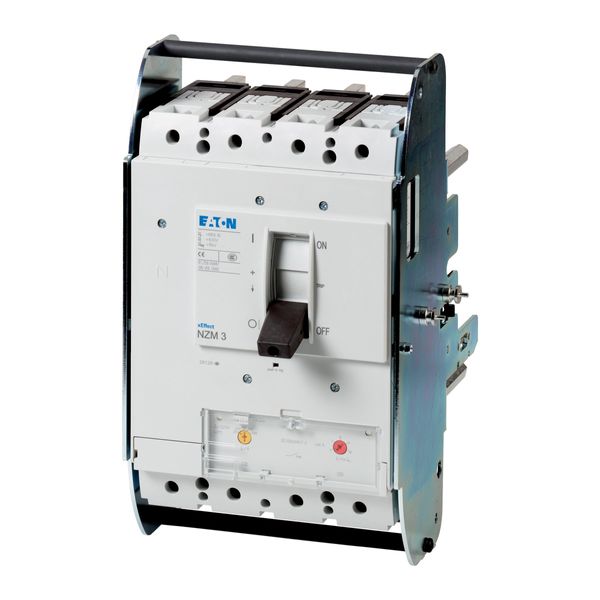 Circuit-breaker, 4p, 400A, 250A in 4th pole, withdrawable unit image 2