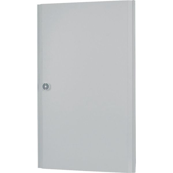 Sheet steel door with rotary door handle HxW=1200x600mm, white image 3