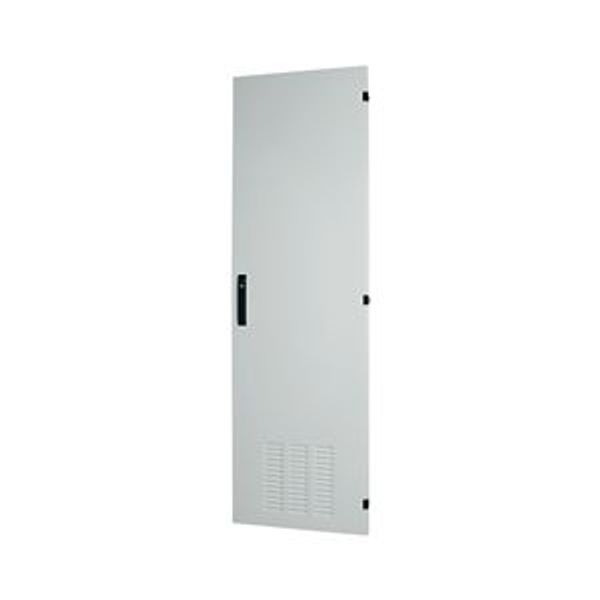 Section wide door, ventilated, right, HxW=2000x600mm, IP42, grey image 2