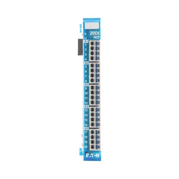 Digital input module, 20 digital inputs 24 V DC each, Negative switching, 5.0 ms image 20