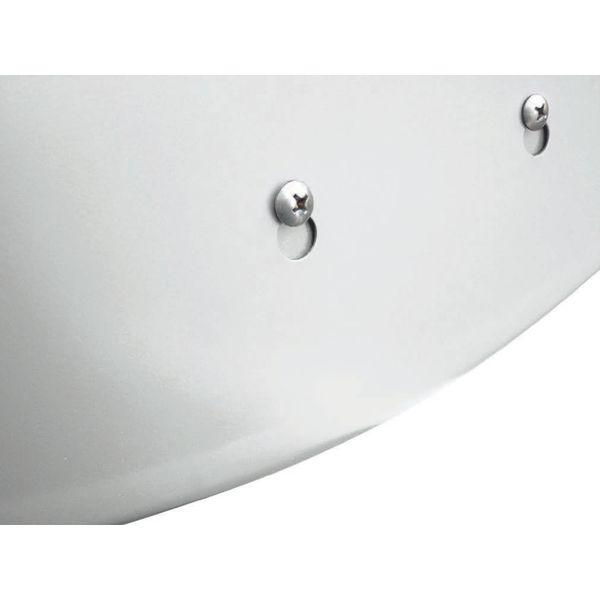 SAT Antenna  85/80cm,Alu,40dB,double monobloc feed-arm,white image 2