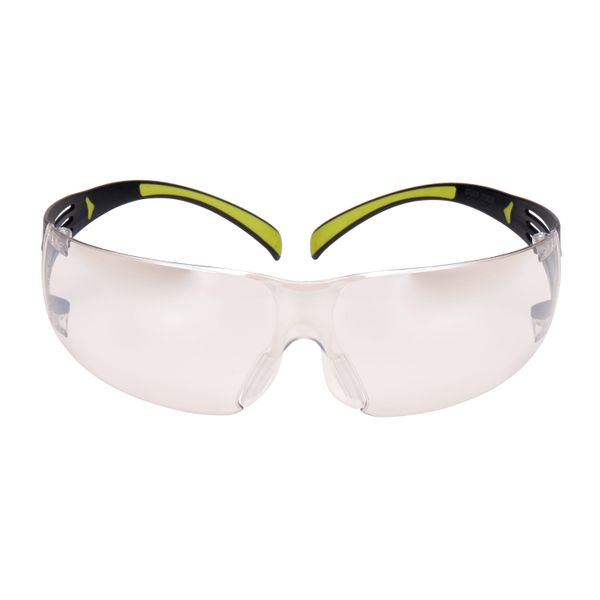 3M™ SecureFit™ 400 Safety Glasses, Black/Green frame, Anti-Scratch, In image 3