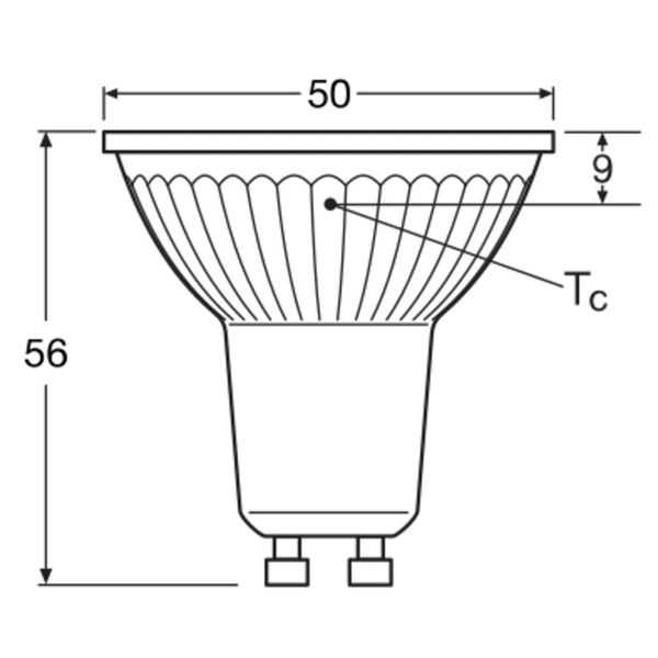 LED STAR PAR16 4.3W 827 GU10 image 7