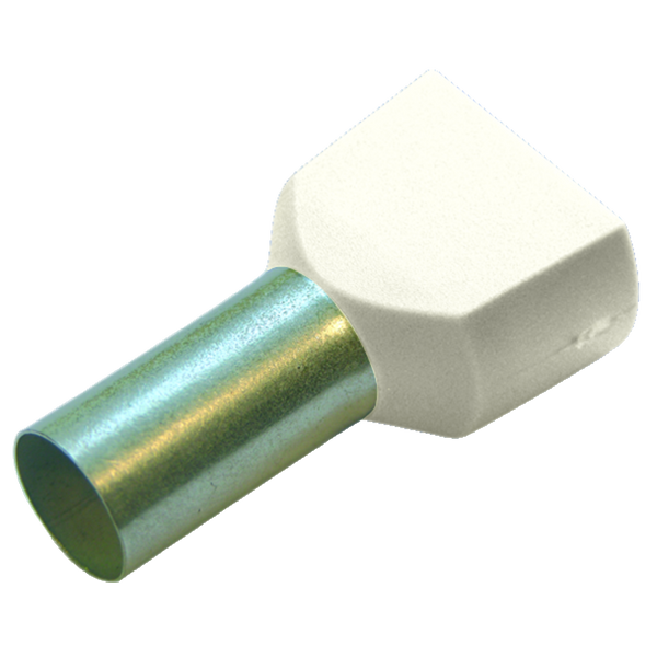 Twin ferrule 0.5/8 white image 2