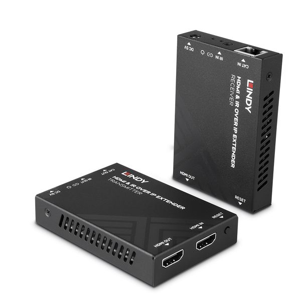 HDMI & IR over IP Extender Extend HDMI® signals over longer distances using the network image 1