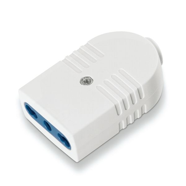 SOCKET Series AZZURRA 2P+E 16A WHITE image 4