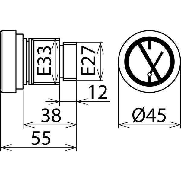 Locking element for E27/E33 screw insert image 2