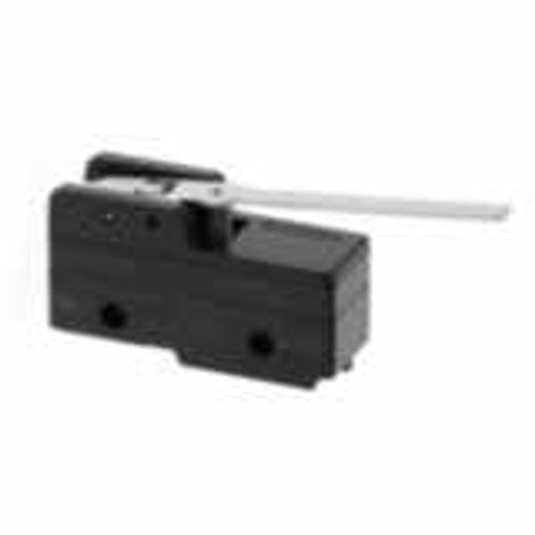 Basic switch, general purpose, Short hinge roller lever (26.6 R, 9.5x4 image 1