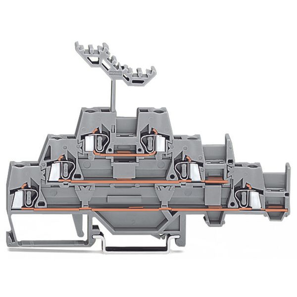 Triple-deck terminal block Through/through/through terminal block with image 2