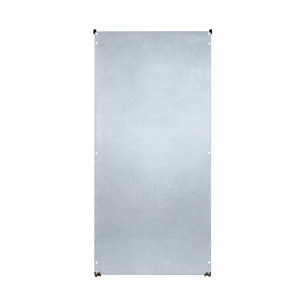 Mounting plate H=2000 W=1000 mm, 3 mm galvanized sheet steel image 1