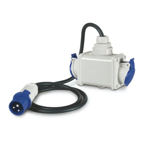 2-WAY ADAPT.3P+E 16A IP44 W/CABLE REV.PH image 4