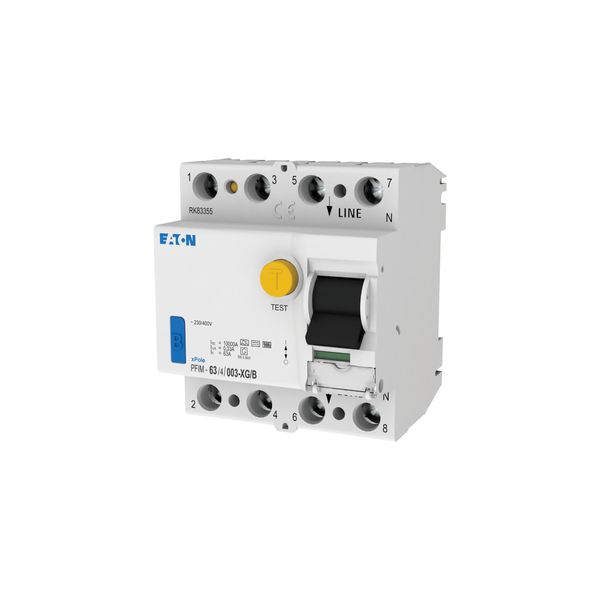 Residual current circuit-breaker, all-current sensitive, 63 A, 4p, 30 mA, type XG/B image 4