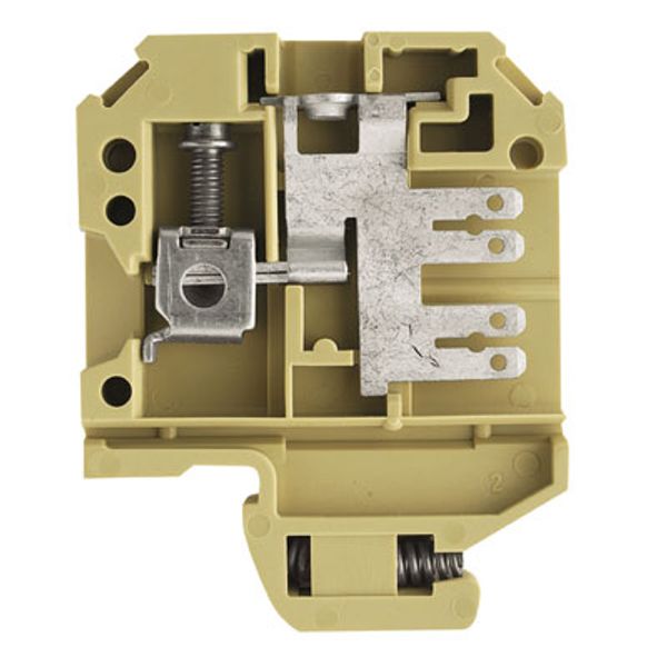 Feed-through terminal block, Screw connection, 4 mm², 500 V, 20 A, Num image 1