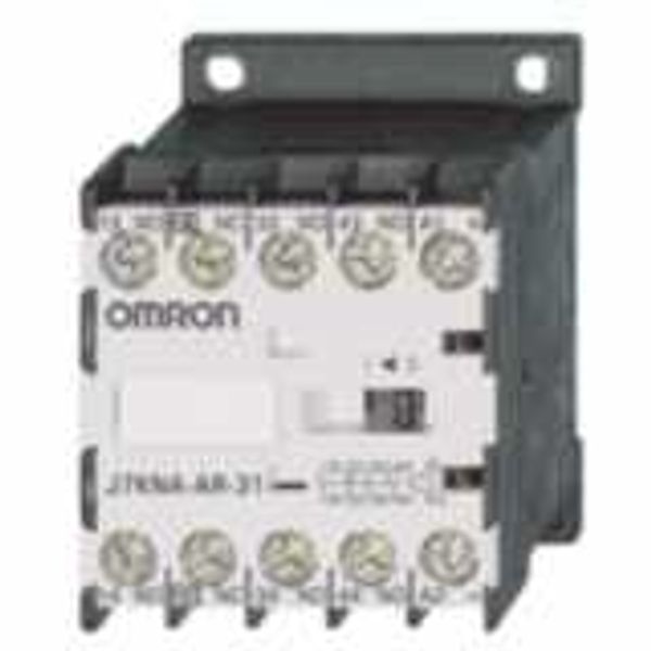 Mini contactor relay, 4-pole (3 NO & 1 NC), 10 A AC1 (up to 690 VAC), image 1