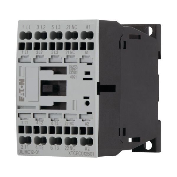 Contactor, 3 pole, 380 V 400 V 5.5 kW, 1 NC, 24 V DC, DC operation, Spring-loaded terminals image 9