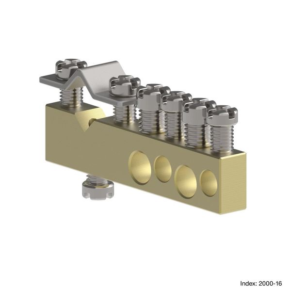 MSF TERMINAL BLOCK L-5 BRASS image 2