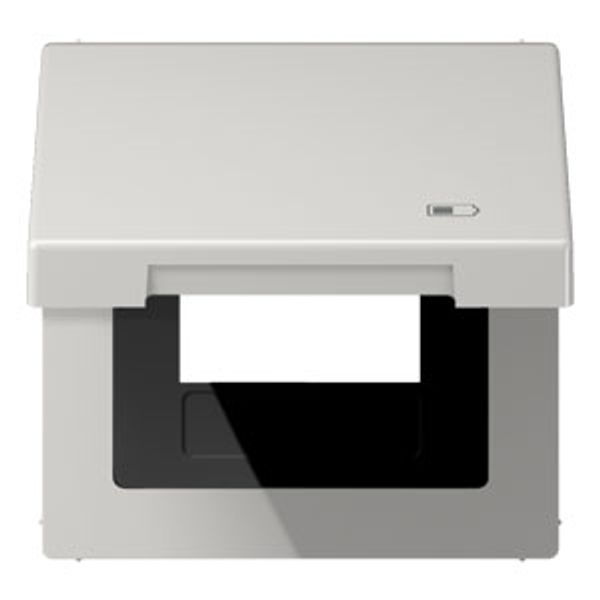 Hinged lid USB with centre plate LS990BFKLUSBLG image 1