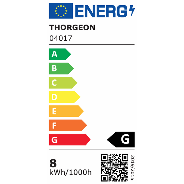 LED Light bulb 8W E14 P45 3000K 550lm THORGEON image 2