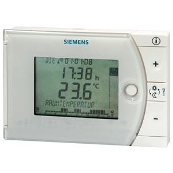 REV13 - Room thermostat with 2-point control and 24-hour time switch, batteries, only heating image 1