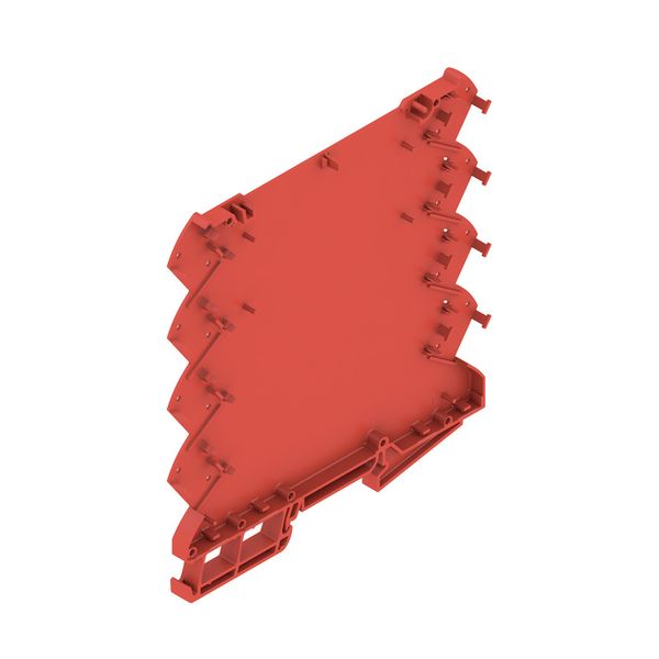 Basic element, IP20 in installed state, Plastic, red, Width: 6.1 mm image 1