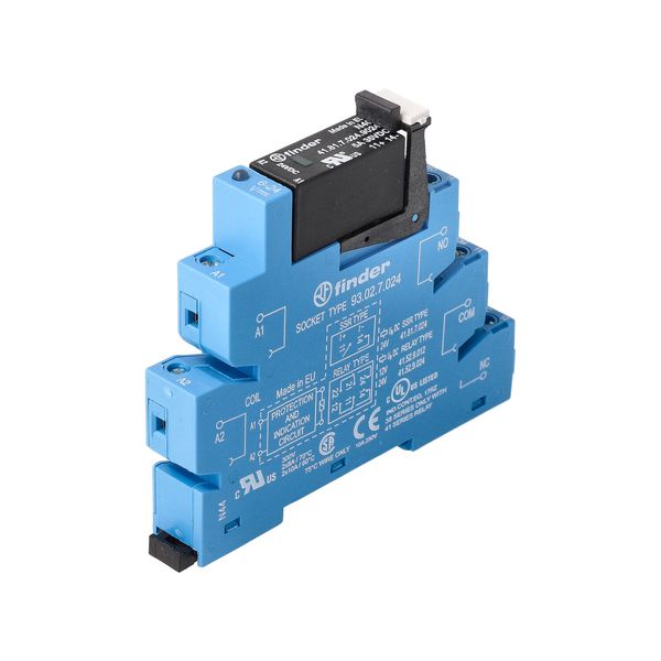 Rel. interface SSR screw 14mm.In.24VDC 1NO Out.5A/24VDC (38.31.7.024.9024) image 6