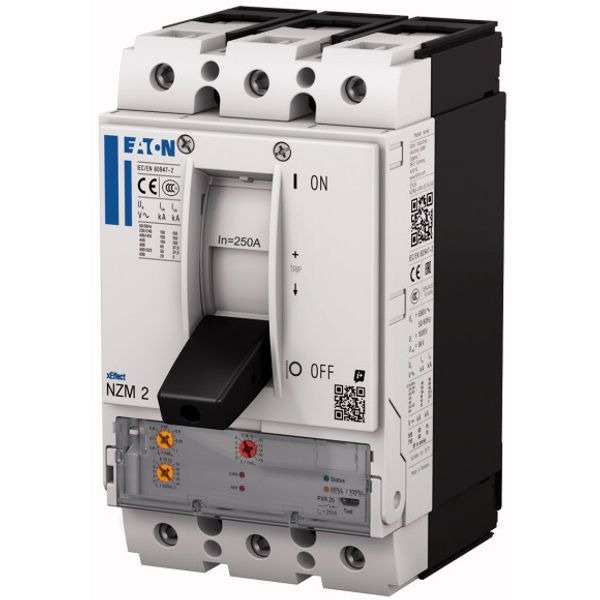 NZM2 PXR20 circuit breaker, 220A, 3p, plug-in technology image 2