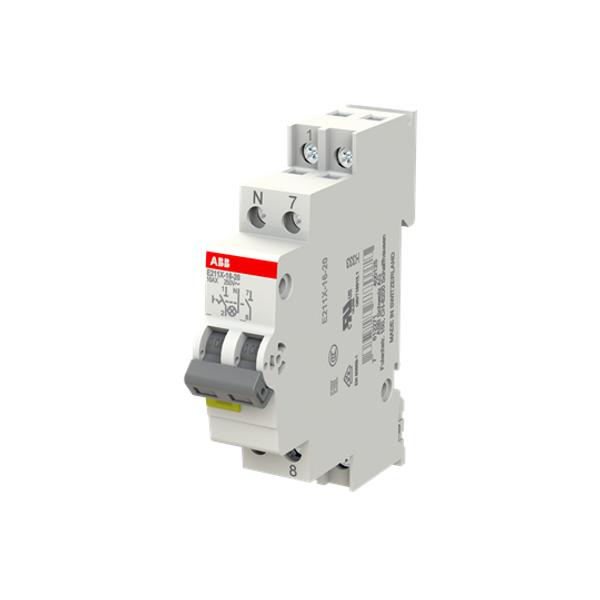 E211X-25-20ON-OFF Switch,25 A,acc. to EN 250/400 V AC,2NO,0NC,0CO, El. Color:Grey,1LED,Yellow, MW:1 image 6
