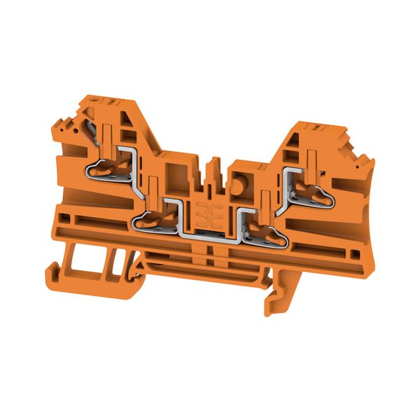 Feed-through terminal block, PUSH IN, 2.5 mm², 800 V, 24 A, Number of  image 1