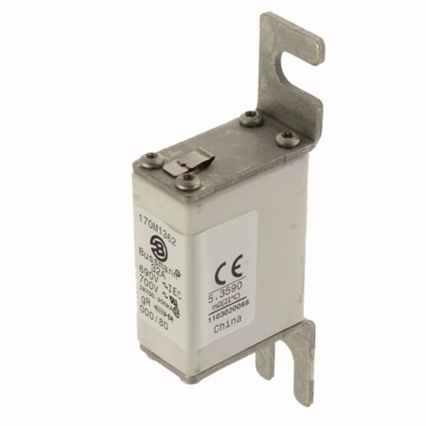 Fuse-link, high speed, 32 A, AC 690 V, DIN 000, 21 x 40 x 100 mm, gR, DIN, IEC, single indicator image 3