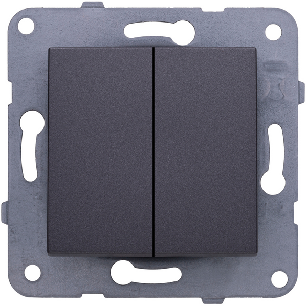 Karre Plus-Arkedia Dark Grey (Quick Connection) Dual Switch image 1
