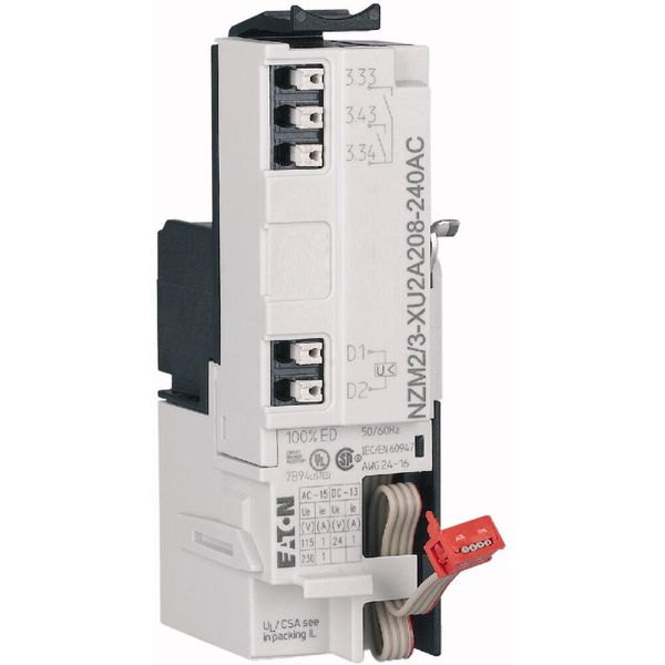 Undervoltage release for NZM2/3, configurable relays, 2NO, 24AC, Push-in terminals image 14