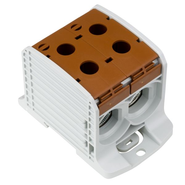 Aluminium /Copper terminal, 1-pole Double brown, 185mmý image 2