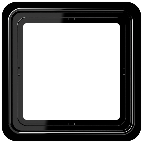 1-gang frame, black CD581SW image 1
