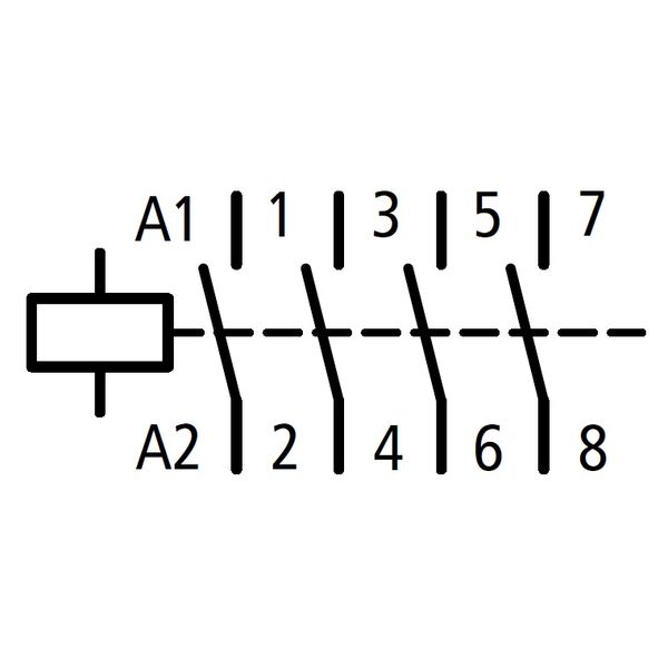 4-pole contactor, 200A/AC-1, coil 230VAC image 5