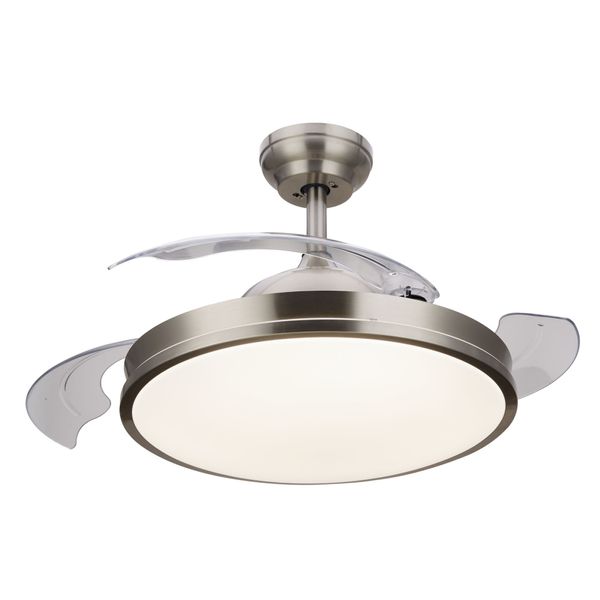 Atlas DC Fan ceiling 28W+35W TW Nickel image 1