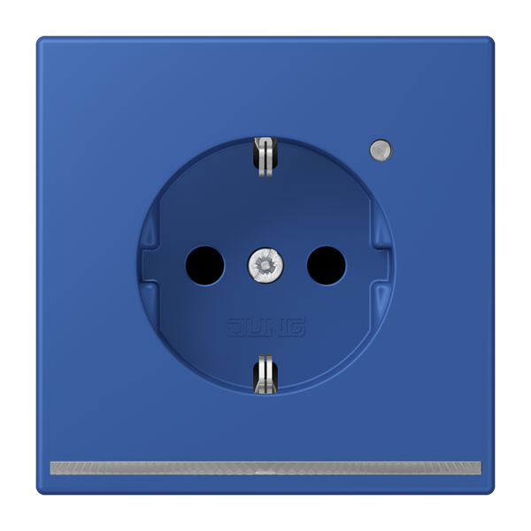 SCHUKO socket with LED pilot light LC432 LC1520-OLNW253 image 1