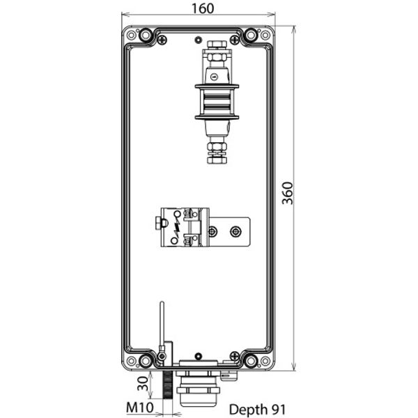 Mains connection box for Red / Line products image 2